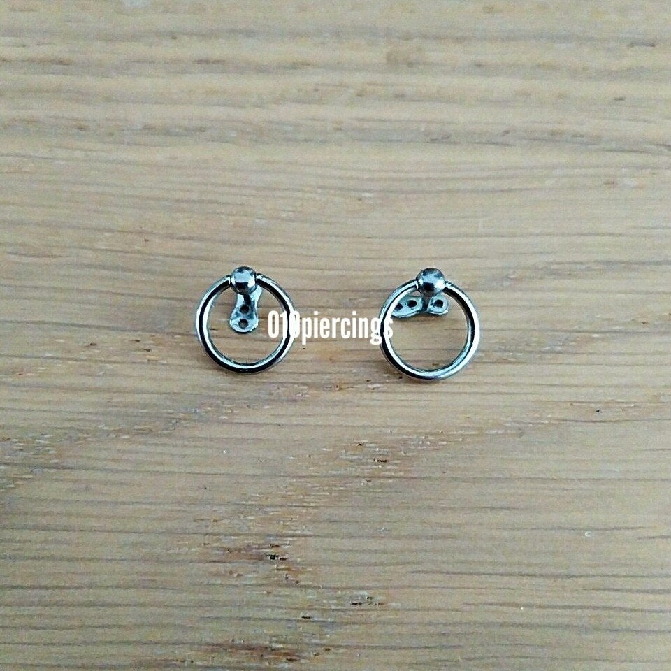 Nieuwe micro dermal. Ring., Ophalen of Verzenden, Nieuw, Staal