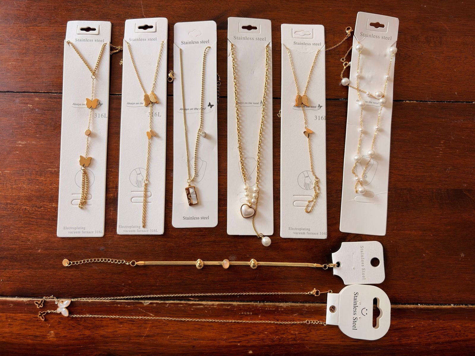 Roestvrijstalen sieraden, Nieuw, Ophalen of Verzenden, Goud, Overige materialen