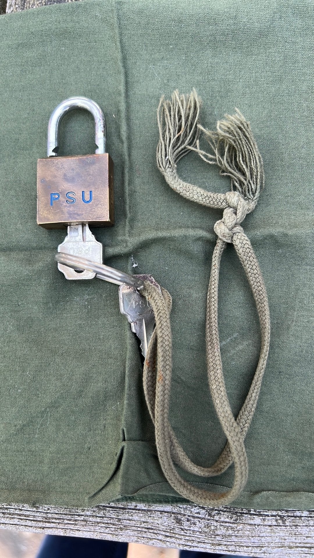 Ned.leger origineel PSU slot met 2 sleuteltjes, Ophalen of Verzenden, Landmacht, Nederland
