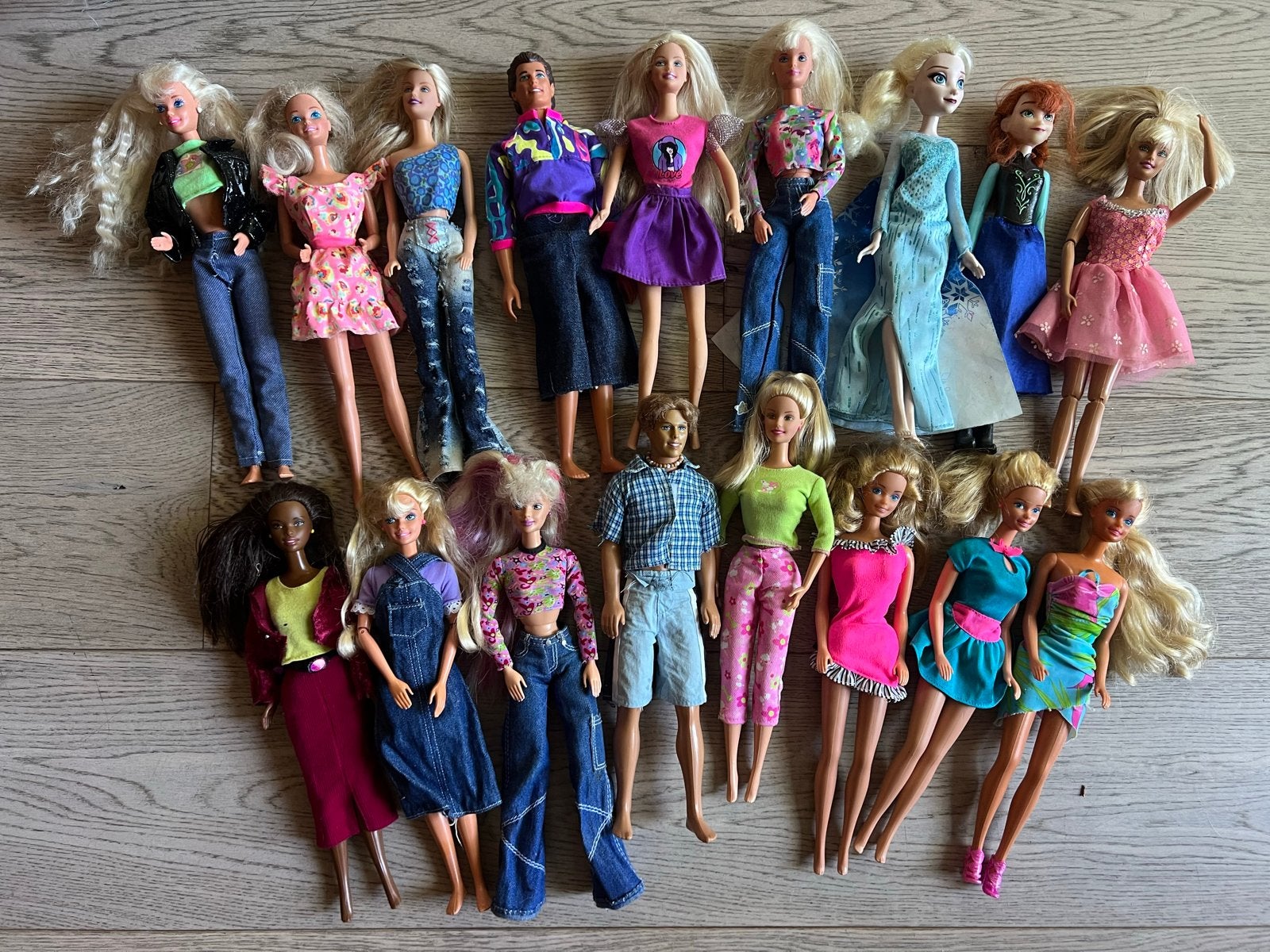 Grote collectie 90-00 Barbie poppen en Ken poppen, Kinderen en Baby's, Speelgoed | Poppen, Ophalen of Verzenden, Gebruikt, Barbie