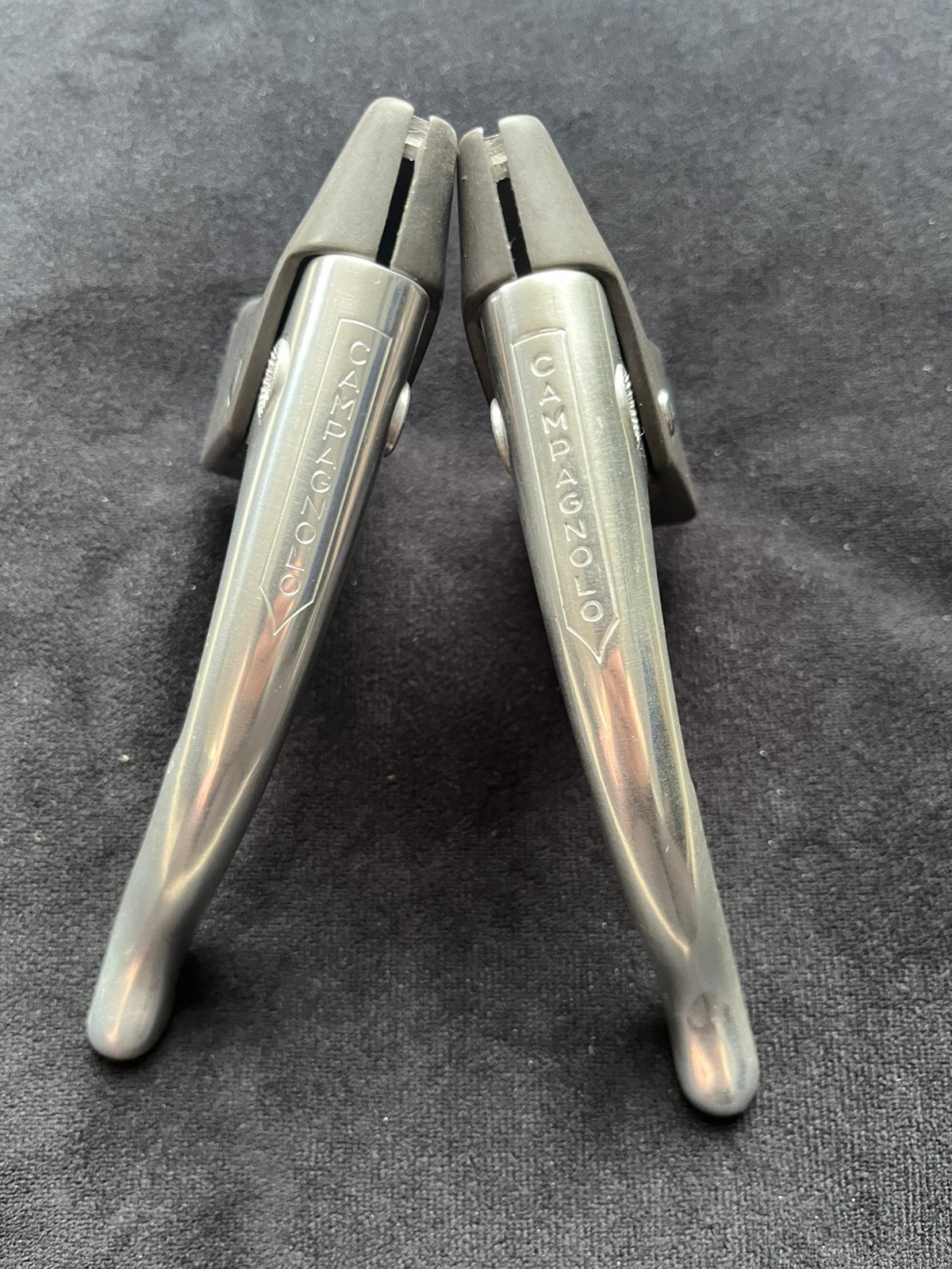 Campagnolo Record remgrepen zonder rubbers NOS, Remmen, Nieuw, Ophalen of Verzenden, Aluminium