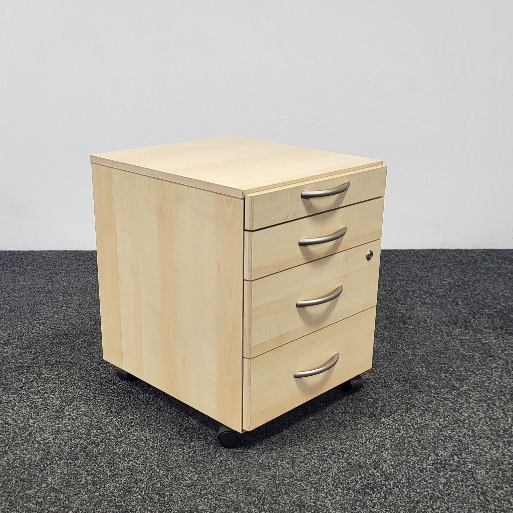 Houten Ladeblok | 3 Laden + pennenlade 26348, Ophalen, Minder dan 50 cm, Gebruikt, 3 of 4 laden