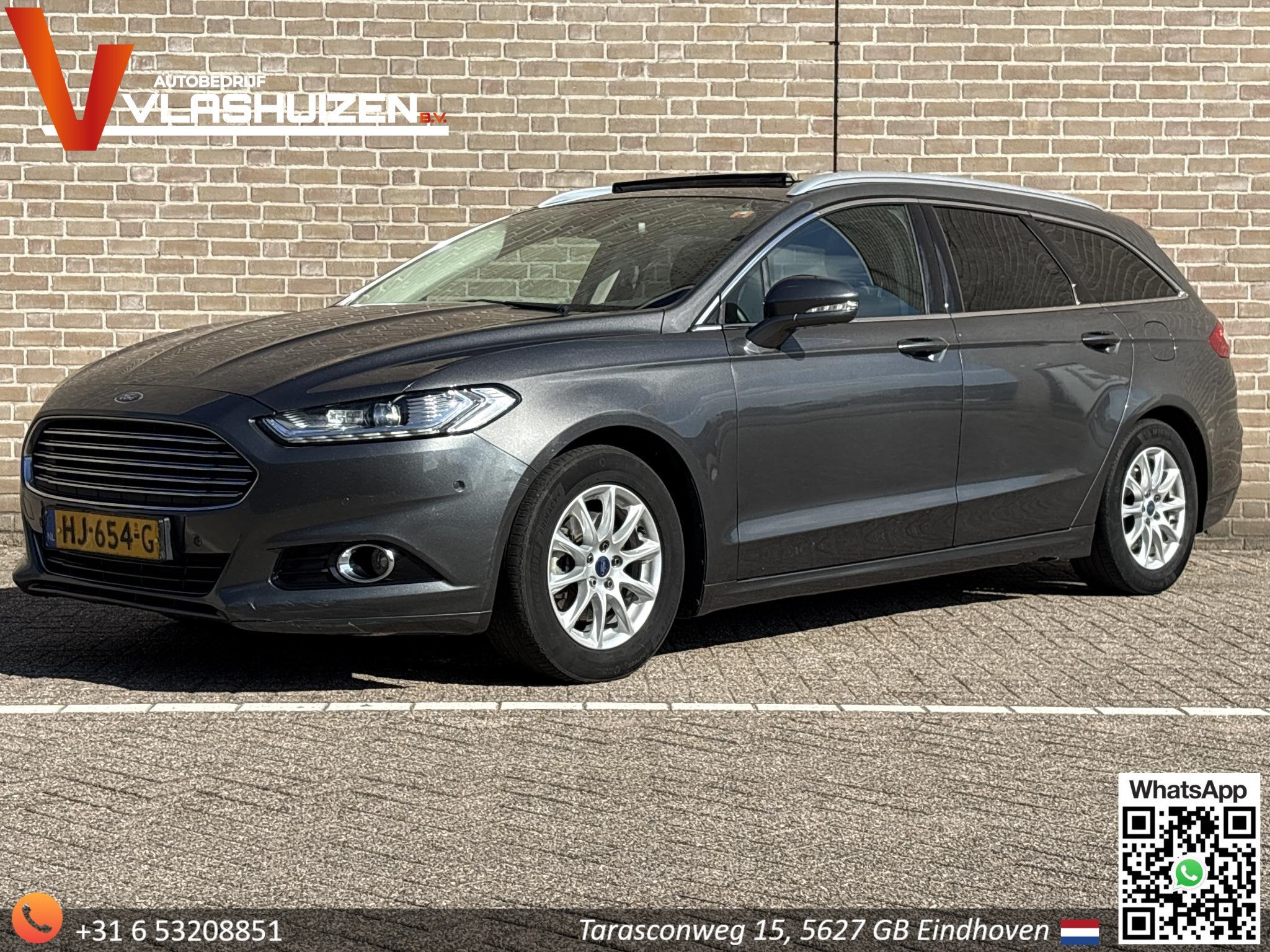 Ford Mondeo Wagon 2.0 TDCi Titanium | Leder | Pano | Climate, Auto's, Voorwielaandrijving, Stof, Gebruikt, 4 cilinders