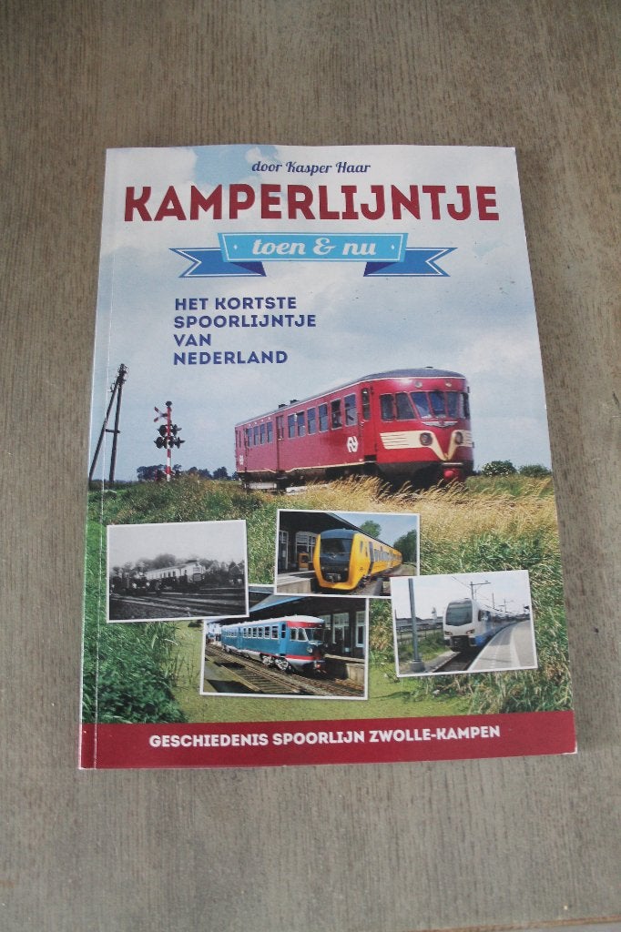 Kamperlijntje toen en nu, Ophalen of Verzenden, Zo goed als nieuw, Trein, Boek of Tijdschrift