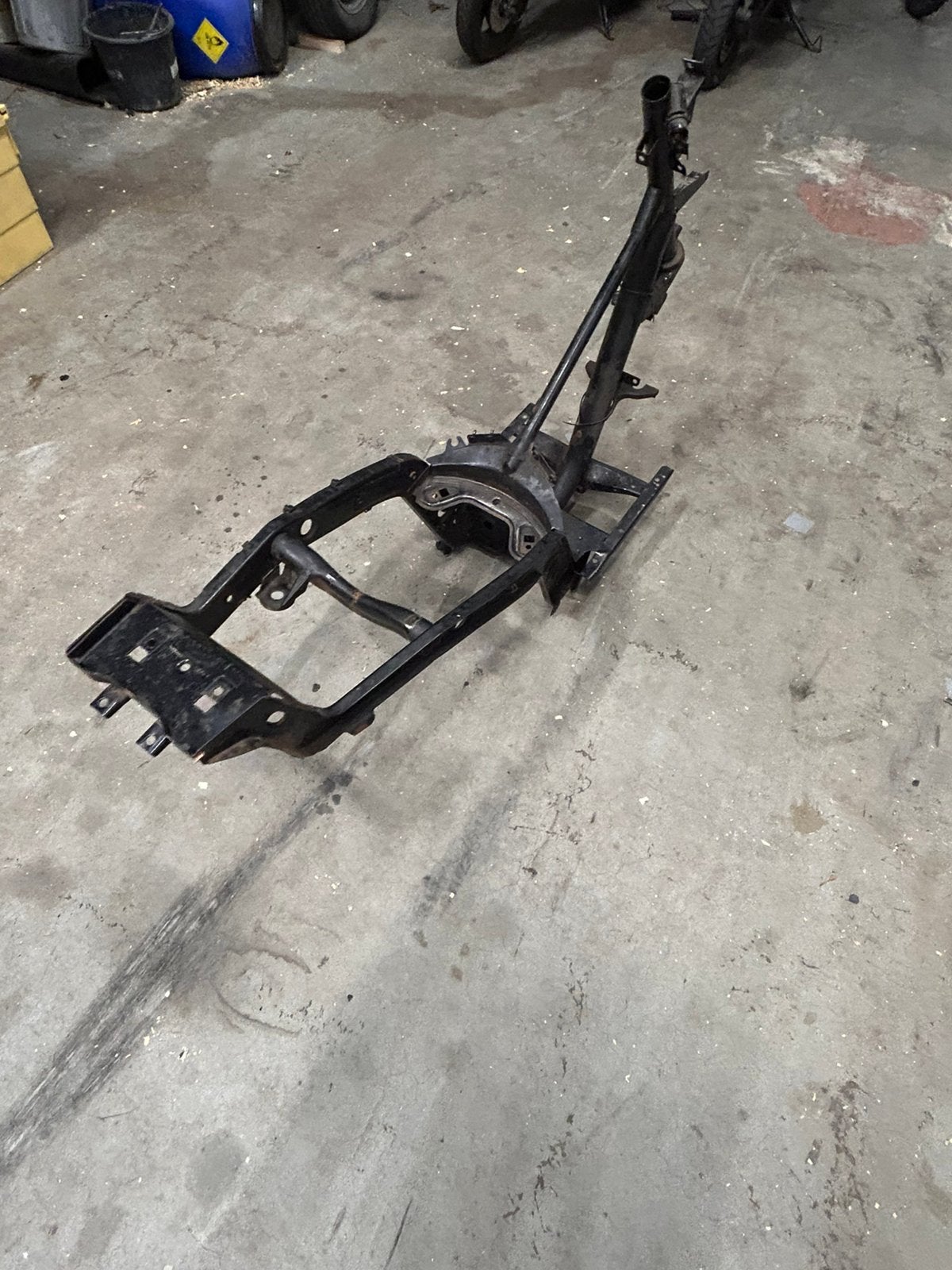 Duits runner frame, Ophalen