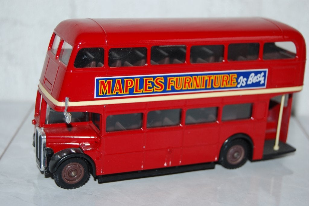 Solido A E C Double Decker, Hobby en Vrije tijd, Ophalen of Verzenden, Zo goed als nieuw, Bus of Vrachtwagen, Overige merken