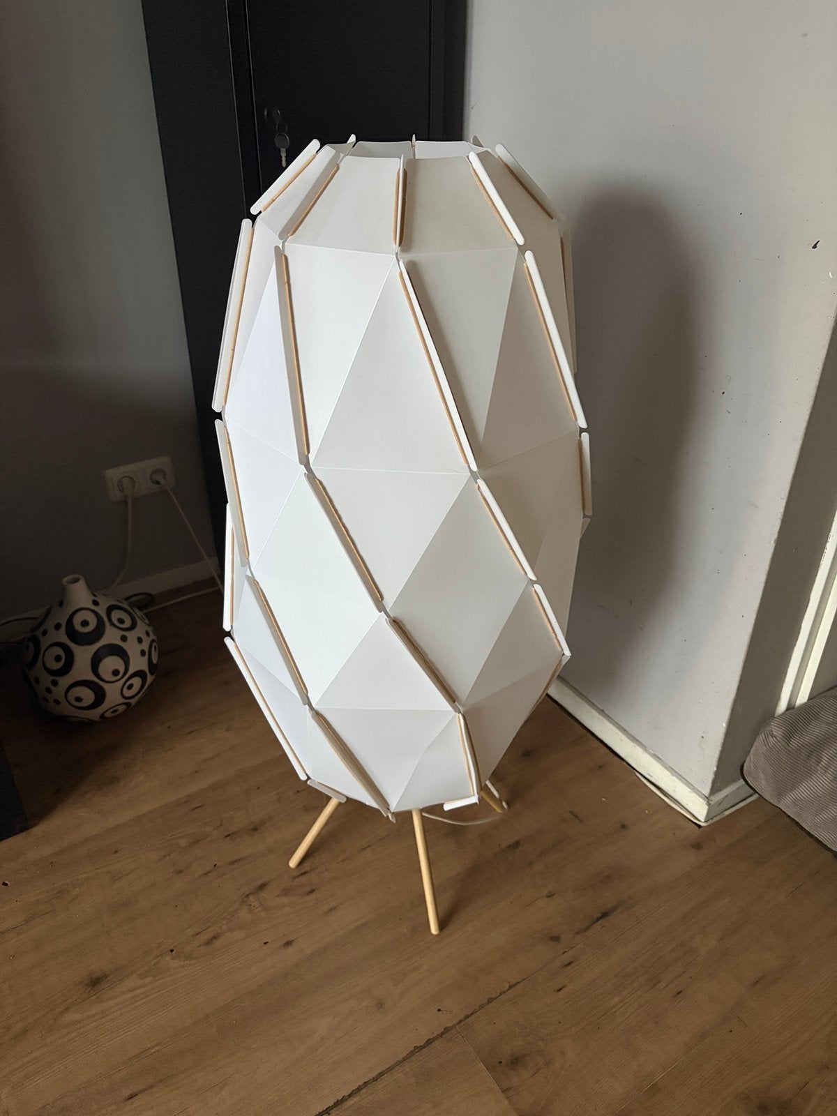 Vloerlamp SJÖPENNA wit, Ophalen, Zo goed als nieuw