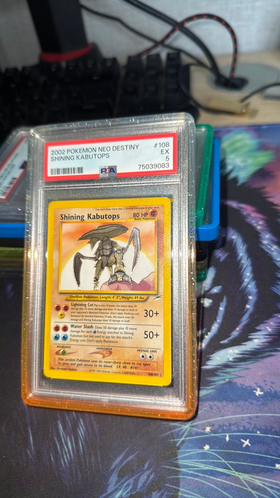 Shinning kabutops psa 5, Ophalen of Verzenden, Zo goed als nieuw