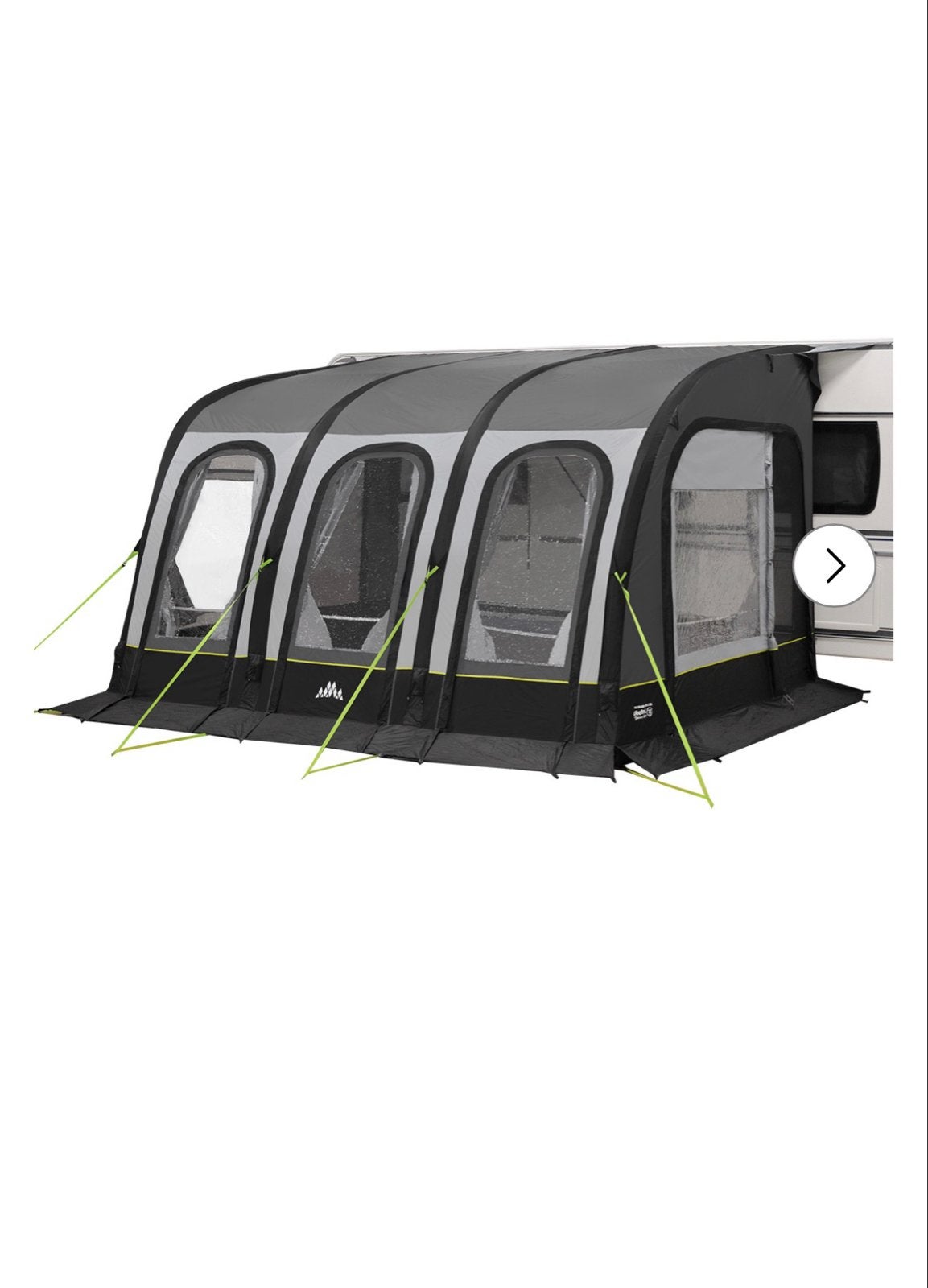 Obelink Monaco 380 Connected Easy Air voortent, Caravans en Kamperen, Ophalen, Zo goed als nieuw, Polyester, Overige merken