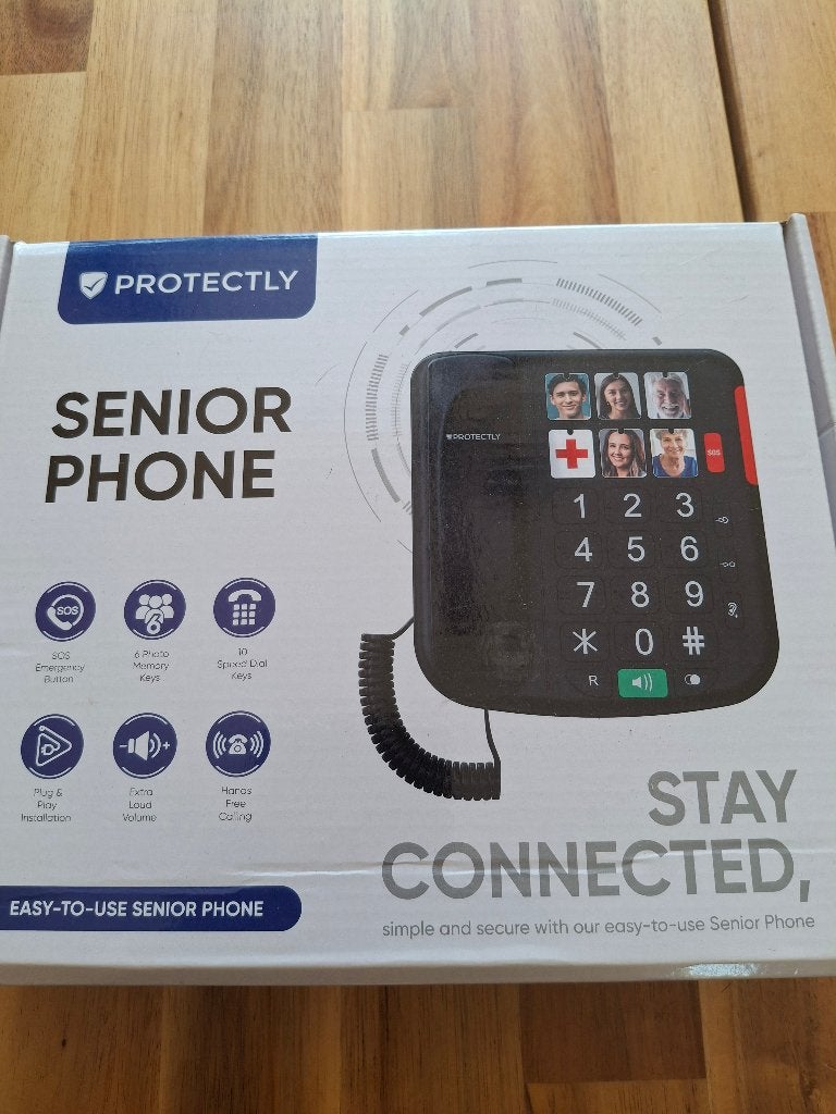 Senioren telefoon, Ophalen, Nieuw