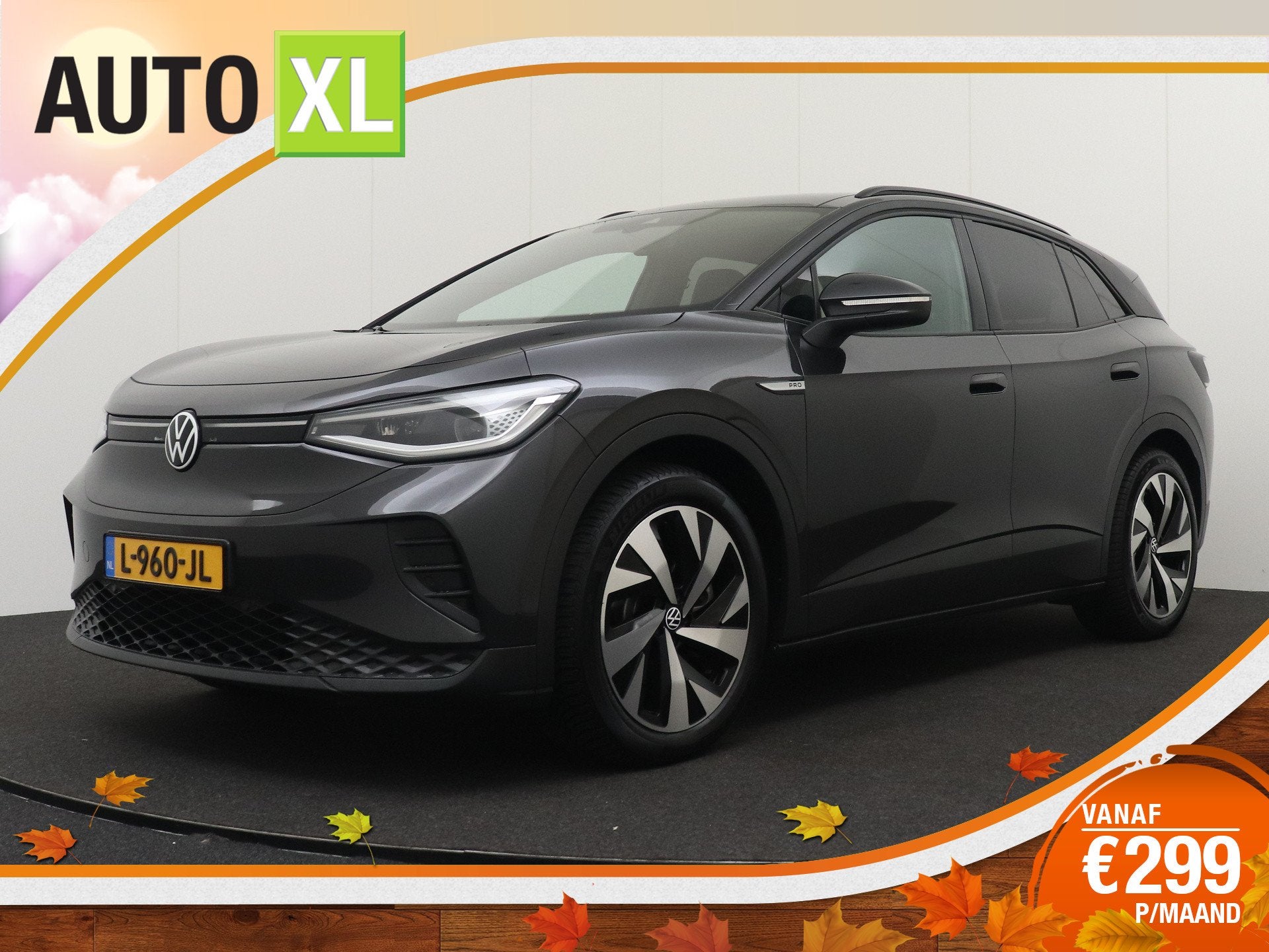 Volkswagen ID.4 Family 77 kWh Pano-dak 20'LMV Camera Alacant, Auto's, Automaat, Achterwielaandrijving, Gebruikt, Zwart