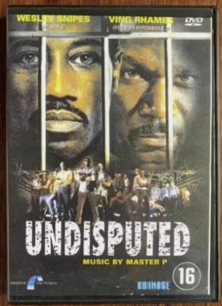 DVD Undisputed met Wesley Snipes en Ving Rhames; Master P, Vanaf 16 jaar, Ophalen of Verzenden, Zo goed als nieuw, Actie