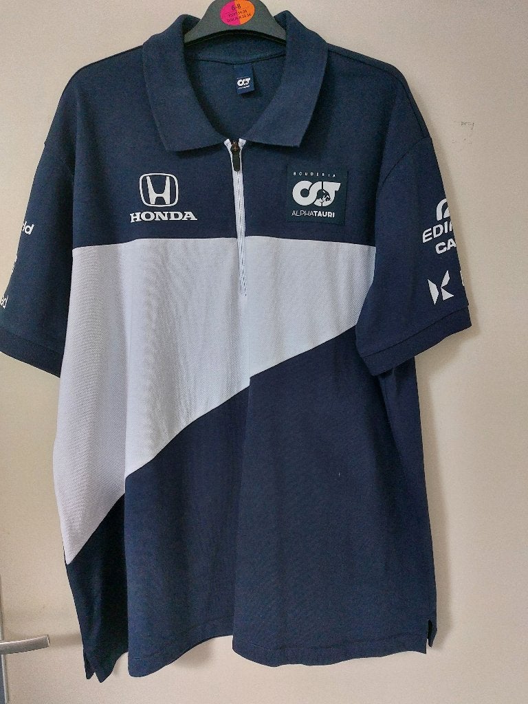 Scuderia Alpha Tauri F1 polo (XL), Ophalen of Verzenden, Zo goed als nieuw, Formule 1