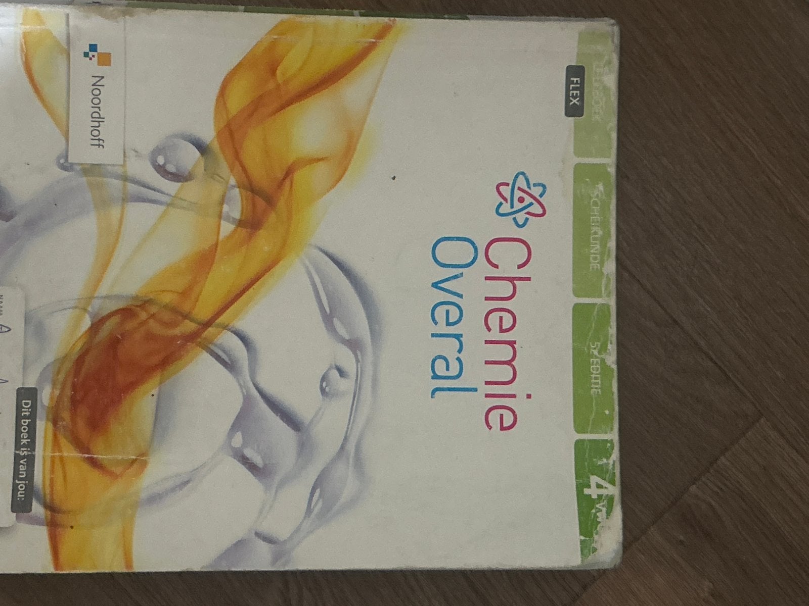Chemie Overal 4 VWO - Scheikunde lesboek, Boeken, Ophalen of Verzenden, Gelezen, VWO, Scheikunde