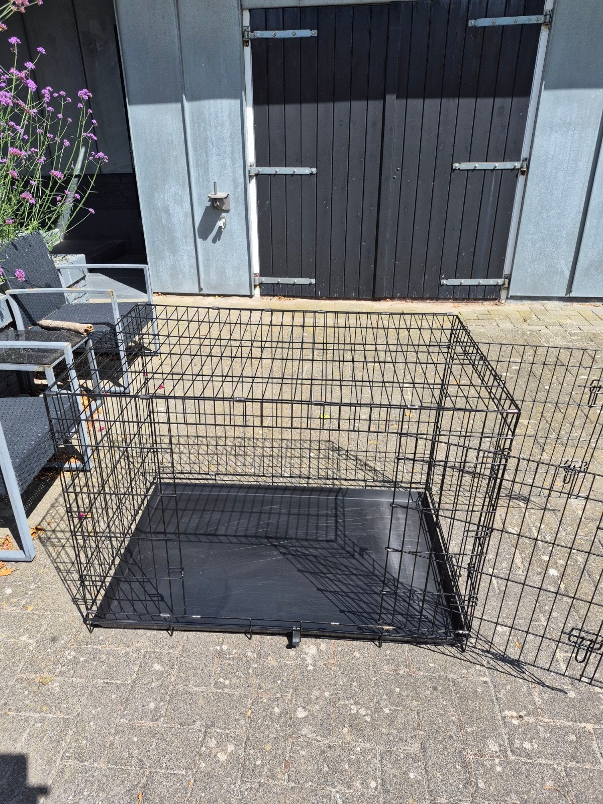 honden bench zwart, Ophalen