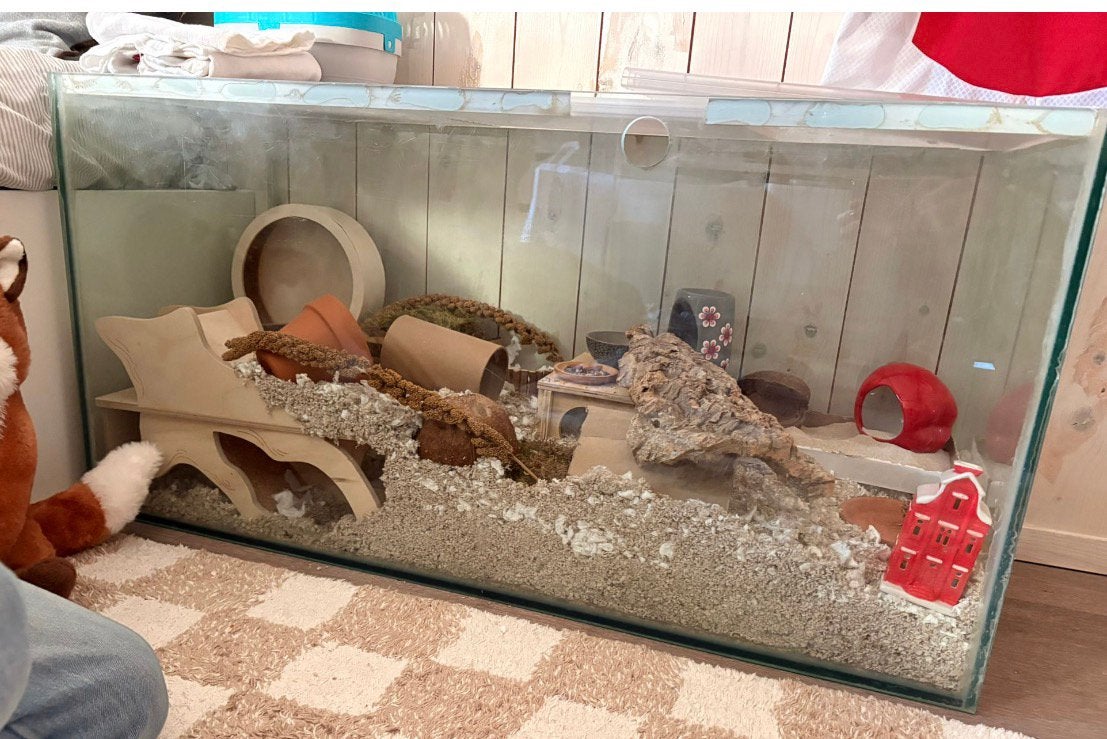 Hamsterkooi landscaping, Ophalen, Zo goed als nieuw