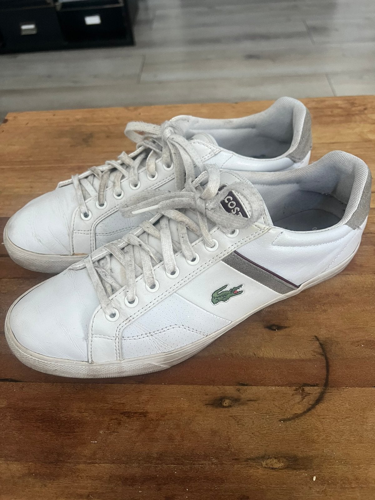 Lacoste Sneakers Low Wit 44, Kleding | Heren, Schoenen, Ophalen of Verzenden, Wit