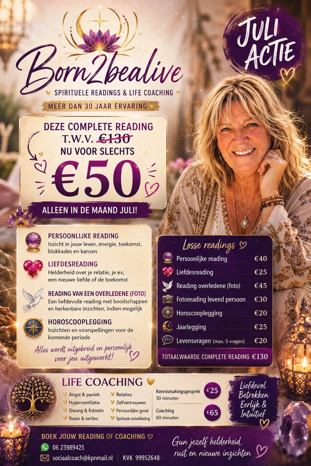 JOUW LEVEN WEER IN BEWEGING – TIJDELIJKE ZOMERACTIE!, Diensten en Vakmensen, Alternatieve geneeskunde en Spiritualiteit, Overige