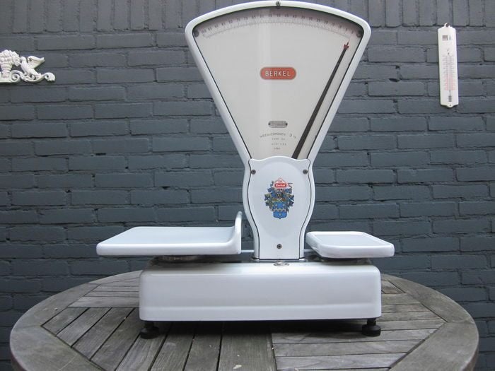 Van Berkel's patent weegschaal, Witgoed en Apparatuur, Weegschalen, Winkelweegschaal, Ophalen of Verzenden, Gebruikt, Minder dan 10 kg
