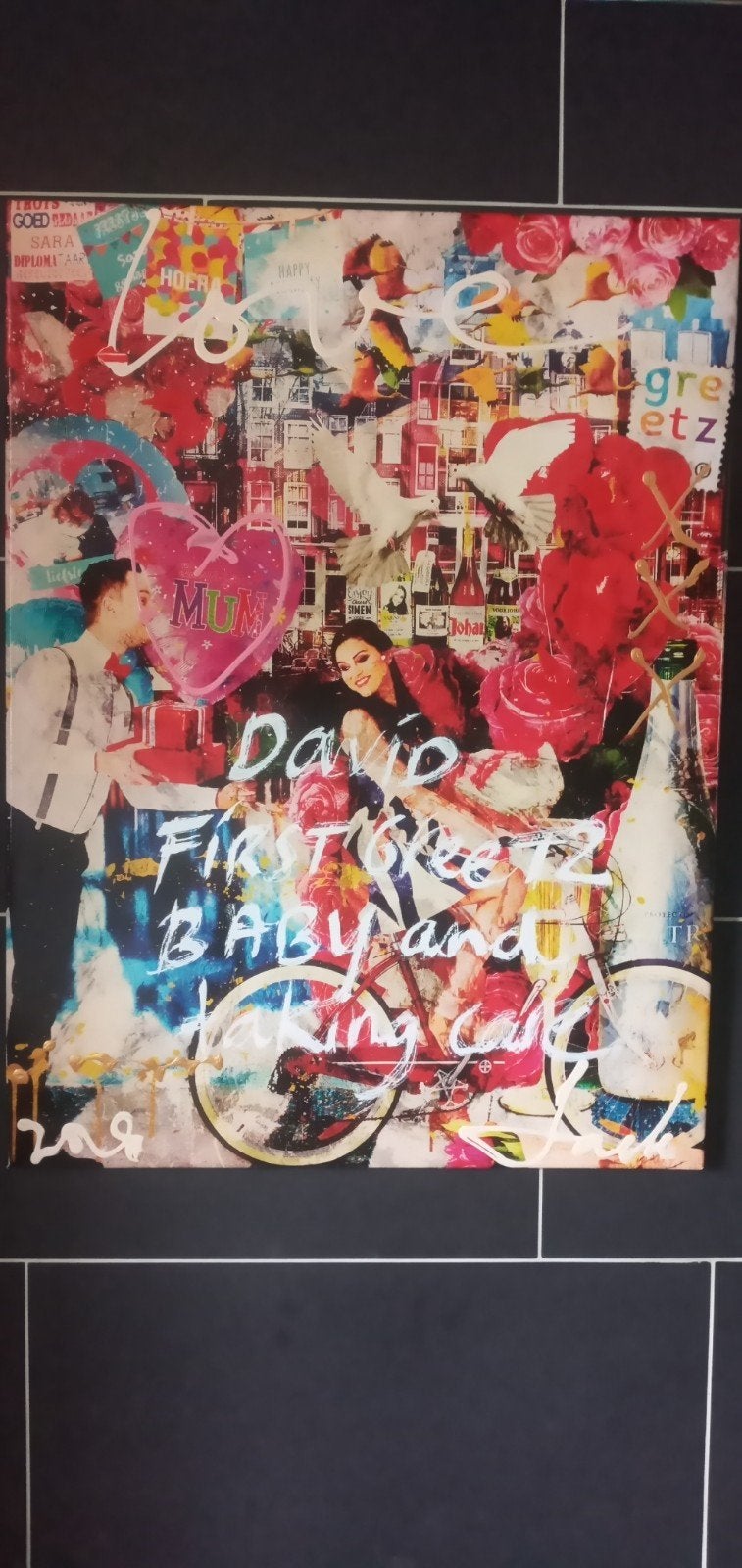 Jack Liemburg schilderij love, Ophalen of Verzenden