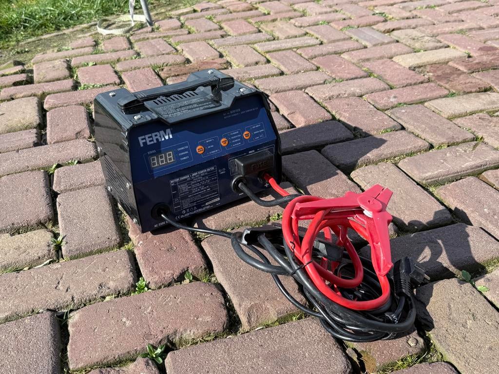 Ferm BCM1020 Acculader 6/12V - Impulsdruppellading, Auto-onderdelen, Accu's en Toebehoren, Universele onderdelen, Gebruikt, Ophalen