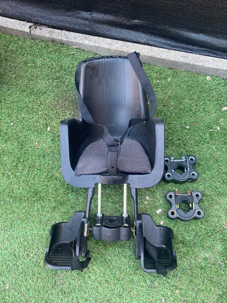 Bobike fietszitje voor achterop, zwart, Ophalen, Achterzitje, 9 t/m 18 kg, Gebruikt