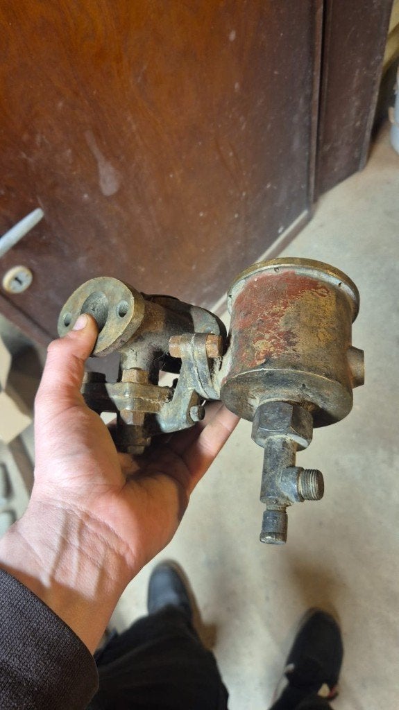 Mooie oude carbu motor, Ophalen, Gebruikt