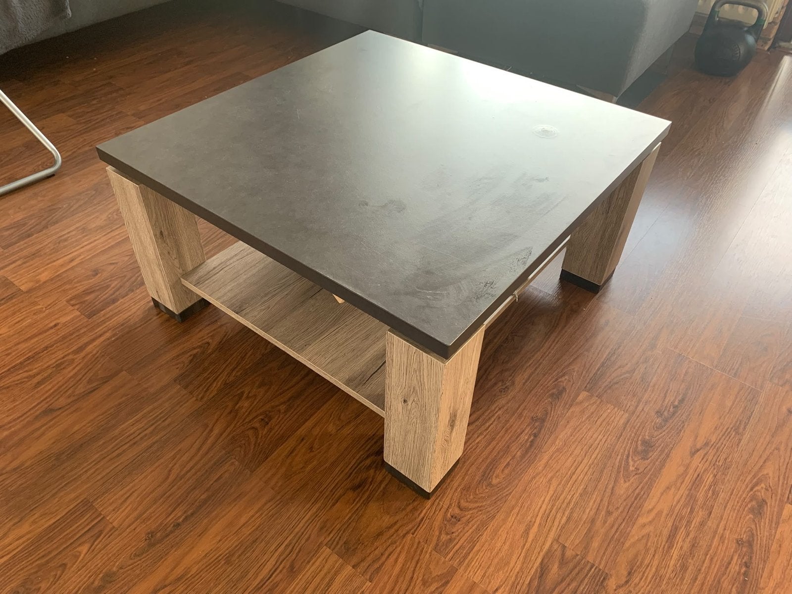 Salontafel 80x80x41 cm in goede staat - Papendrecht, Gebruikt, Vierkant, 5 – 50, Overige houtsoorten