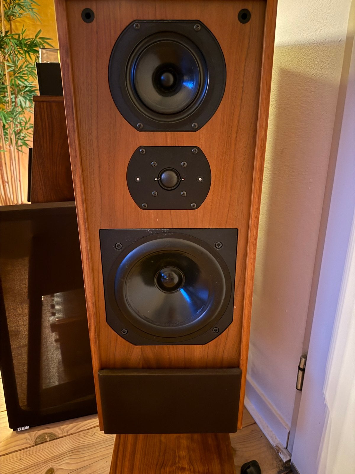 B&W DM2 mk2 luidsprekers in goede staat, Audio, Tv en Foto, Luidsprekers, Ophalen, Gebruikt, Vloerstaande luidspreker, Bowers & Wilkins (B&W)