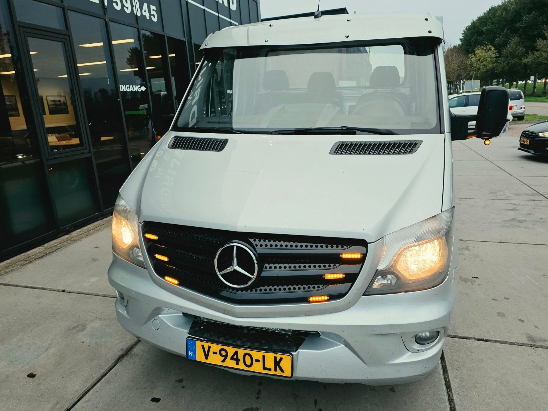 Mercedes-Benz Sprinter 318 3.0 CDI - Tijhof - Oprijwagen -, Auto's, Automaat, Gebruikt, Zwart, 2920 kg