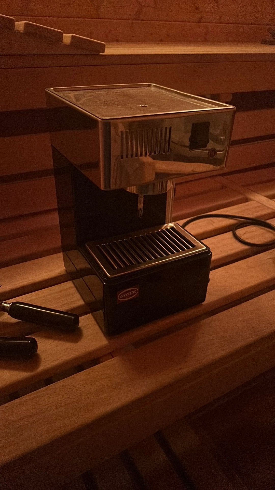 Quick espresso machine, Espresso apparaat, Ophalen of Verzenden, Niet werkend, Afneembaar waterreservoir