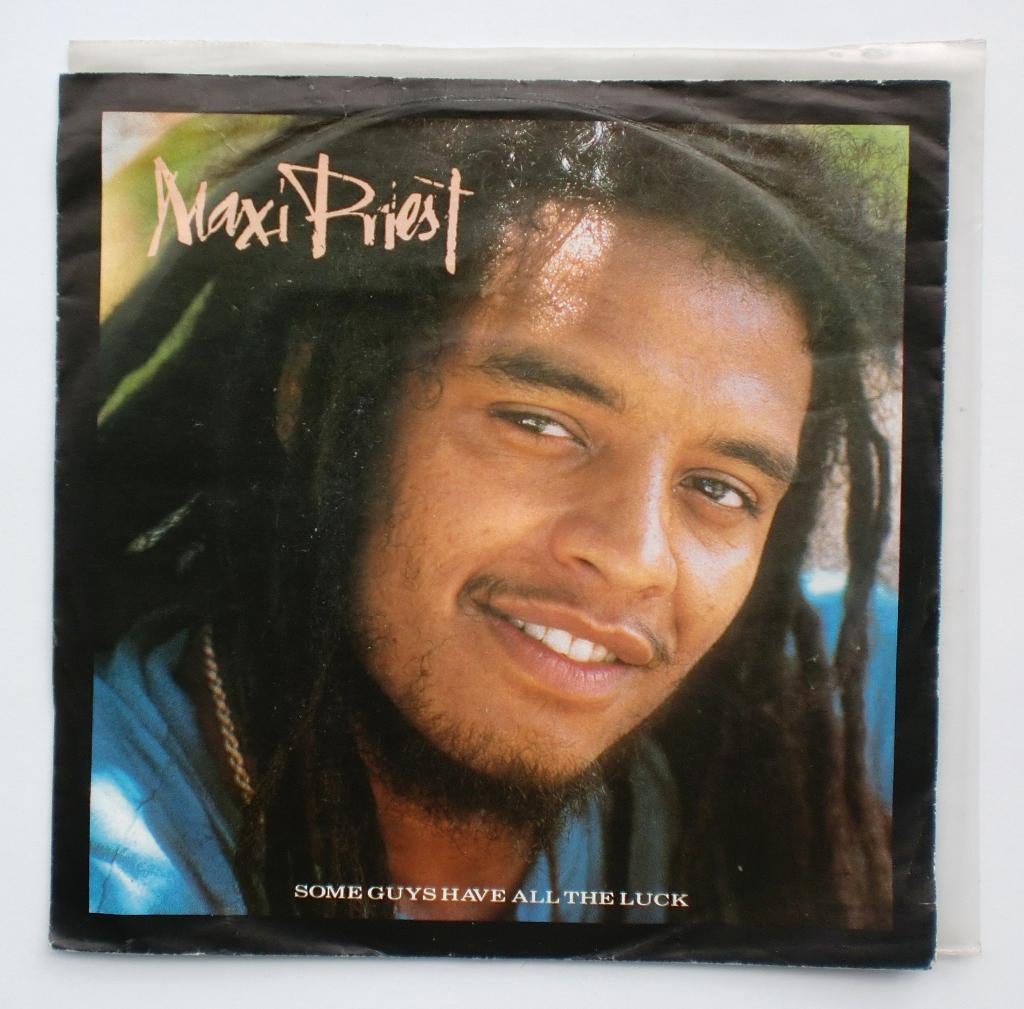 Maxi Priest - Some guys have all the luck (Reggae) 1987, Fotohoes, Ophalen of Verzenden, Zo goed als nieuw, Overige genres