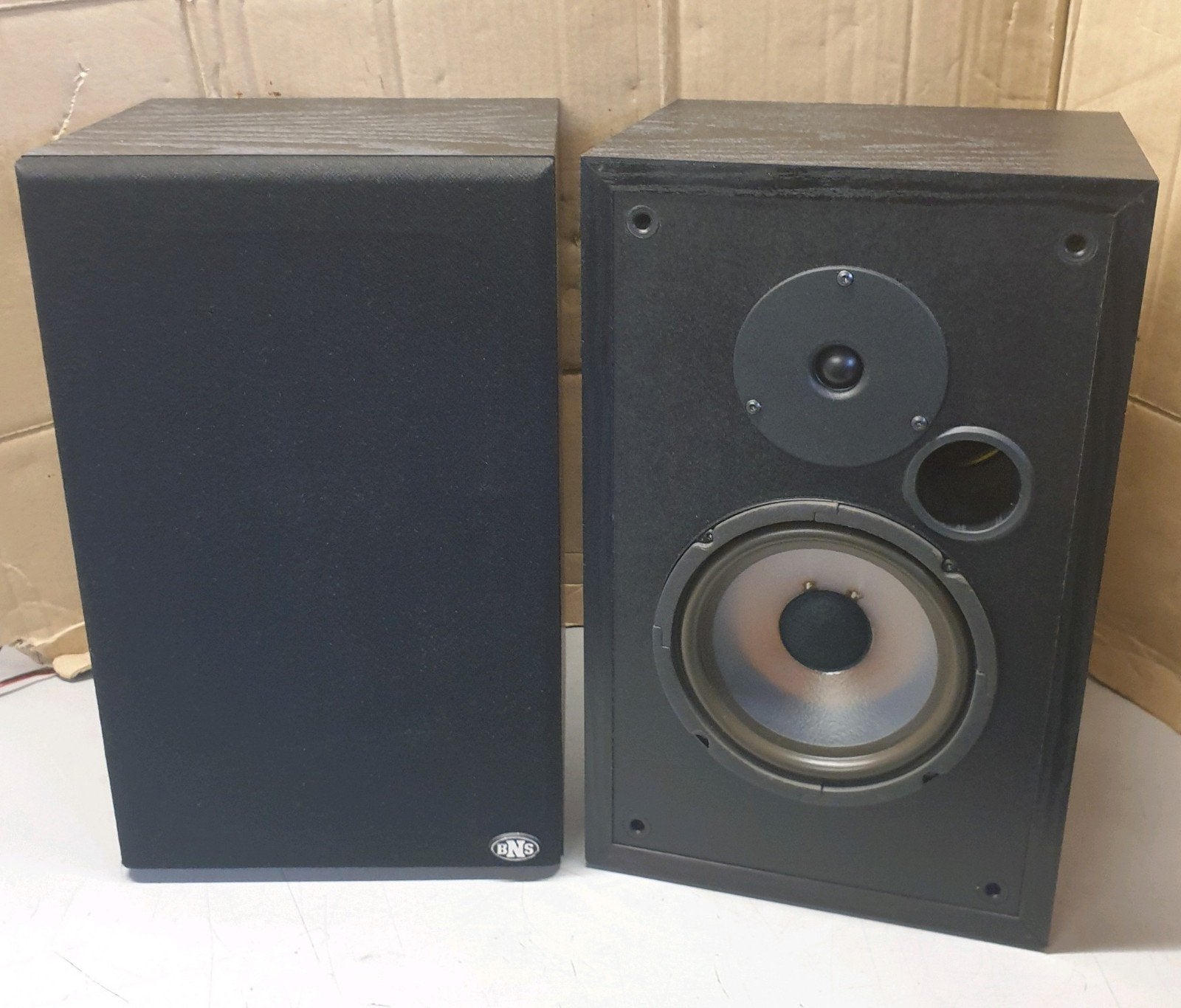 BNS luidsprekers e-12s 80 watt ned. fabricaat  set 2