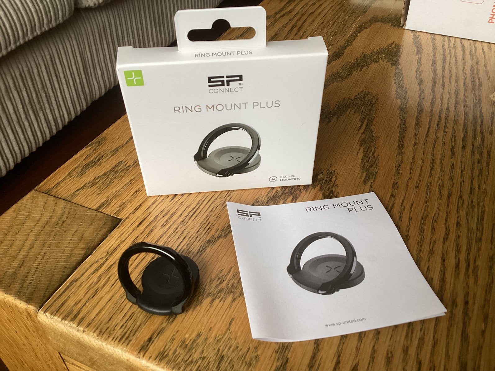 SP Connect Ring Mount voor meer grip op je telefoon., Ophalen of Verzenden, Zo goed als nieuw