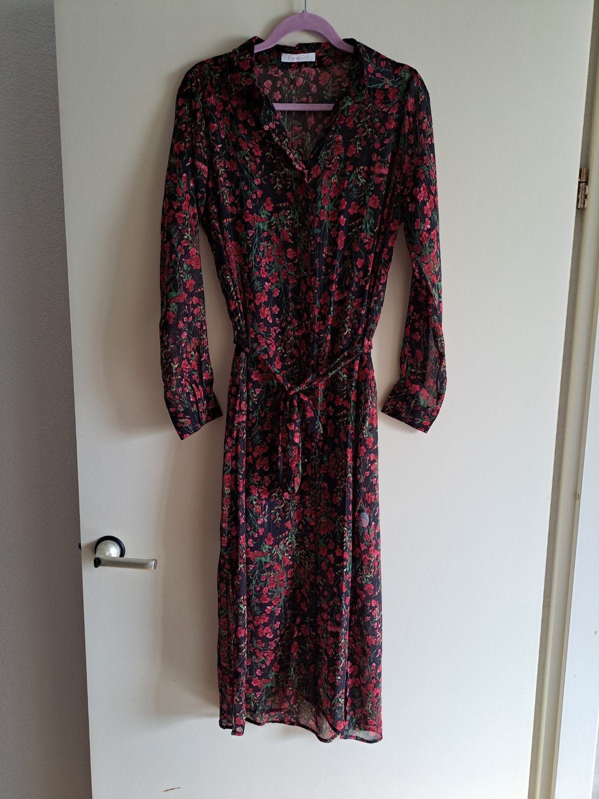 Freebird jurk maat S met split en zwart onderjurkje, Kleding | Dames, Jurken, Ophalen, Meerkleurig, Zo goed als nieuw, Freebird