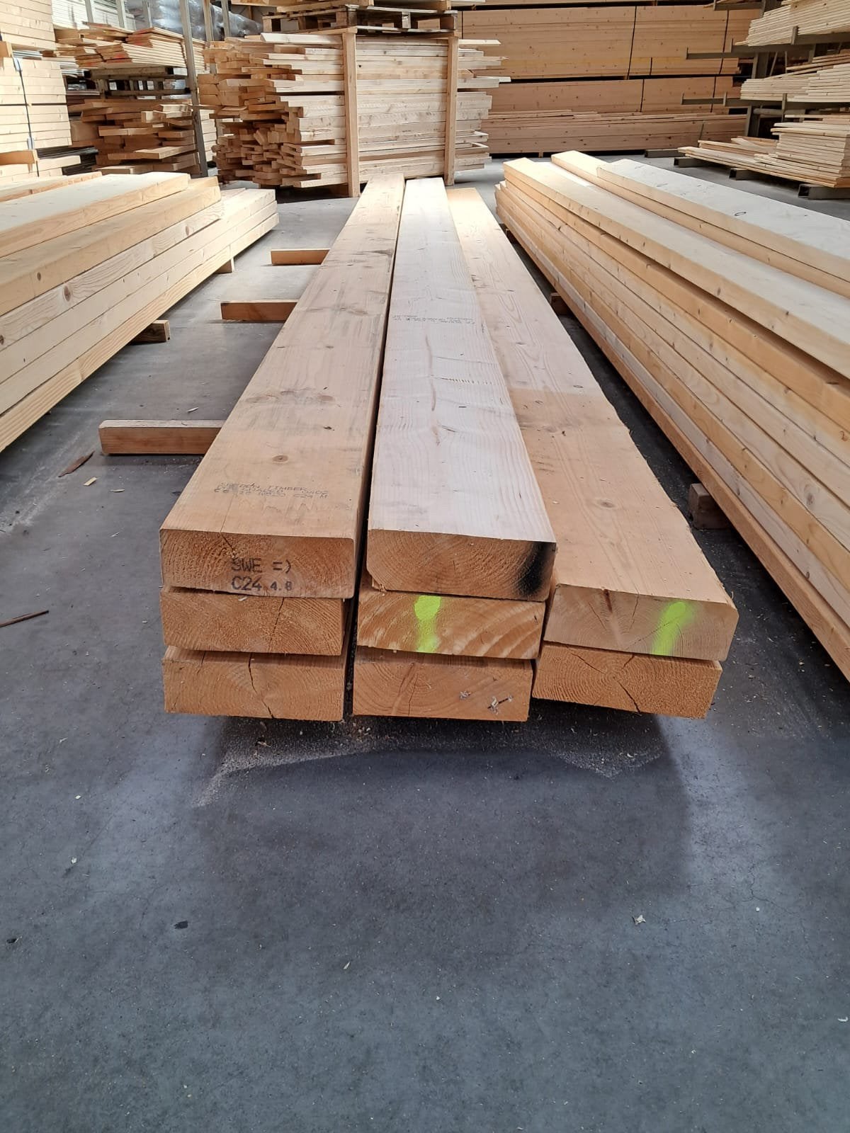 Partij balkhout 7,5x20 glad, Doe-het-zelf en Verbouw, Ophalen, Minder dan 25 mm, Plank, 300 cm of meer