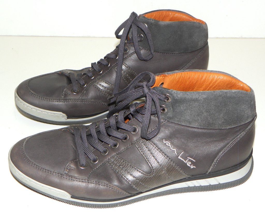 Van Lier Sneakers donkergrijs Dames mt 7 - 40,5, Van Lier, Ophalen of Verzenden, Grijs, Sneakers of Gympen