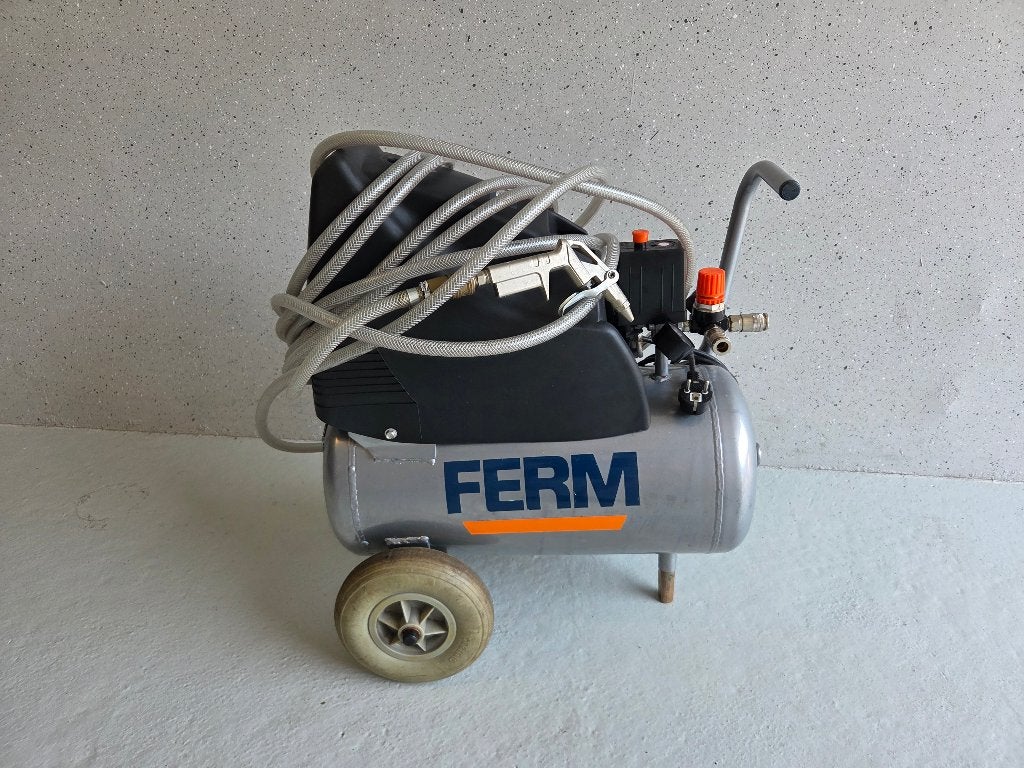 Ferm Compressor - Zeer nette staat, Ophalen, Gebruikt, 6 tot 10 bar, Minder dan 200 liter/min