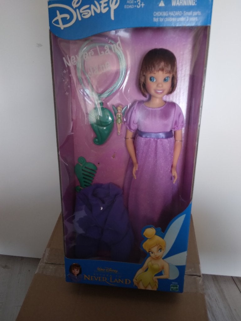 Disney Jane pop Return to Neverland met accessoires 2001, Ophalen of Verzenden, Peter Pan of Pinokkio, Nieuw, Beeldje of Figuurtje