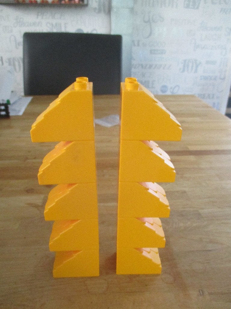 10 GELE DUPLO DAKSTENEN, Overige thema's, Accessoire, Ophalen of Verzenden, Zo goed als nieuw