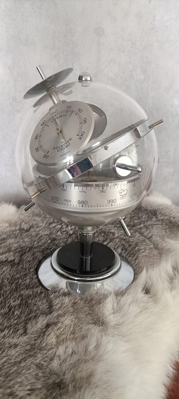 Mechanisch Weerstation Huger, Huis en Inrichting, Woonaccessoires | Etagères, Ophalen of Verzenden, Gebruikt
