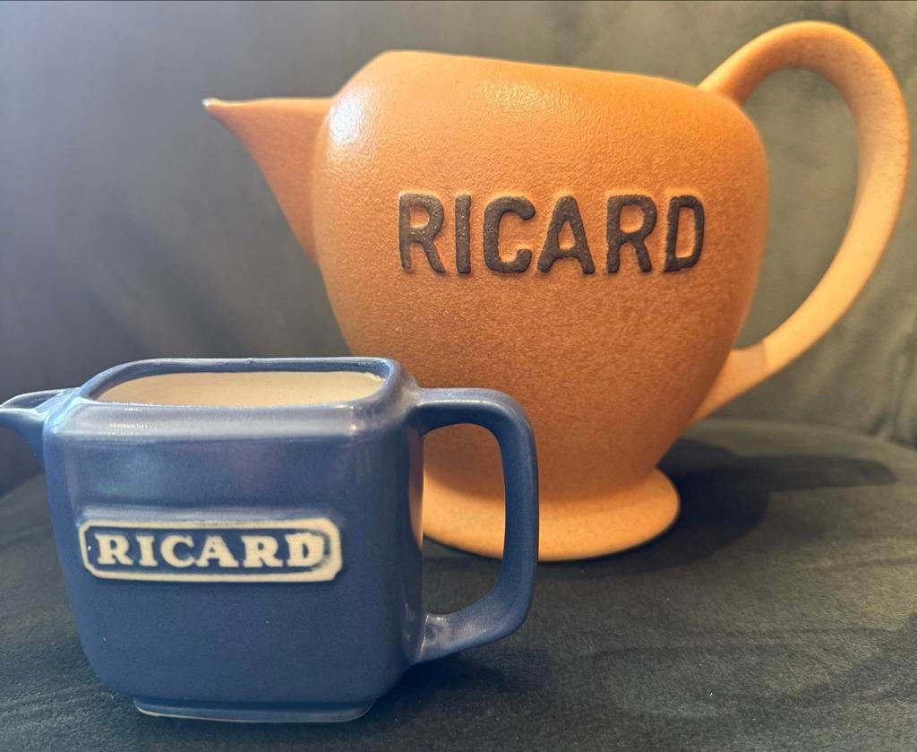 Ricard Kannen Set: Grote en Kleine Kan, Ophalen of Verzenden, Zo goed als nieuw, Ricard, Gebruiksvoorwerp