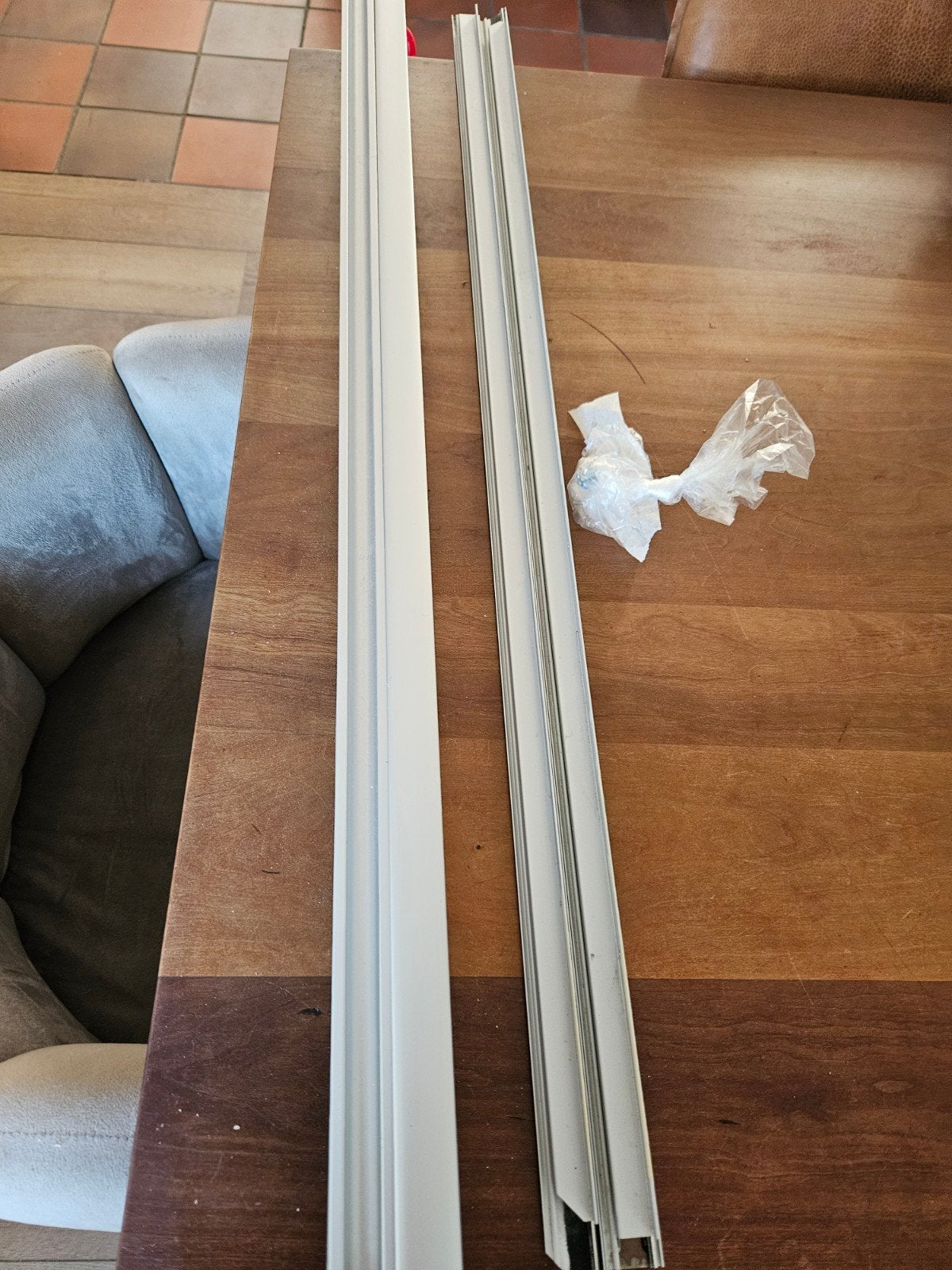 Velux DKL verduisterend rolgordijn wit, voor GGL S06/606, Ophalen of Verzenden, Minder dan 250 cm, Zo goed als nieuw, Minder dan 150 cm
