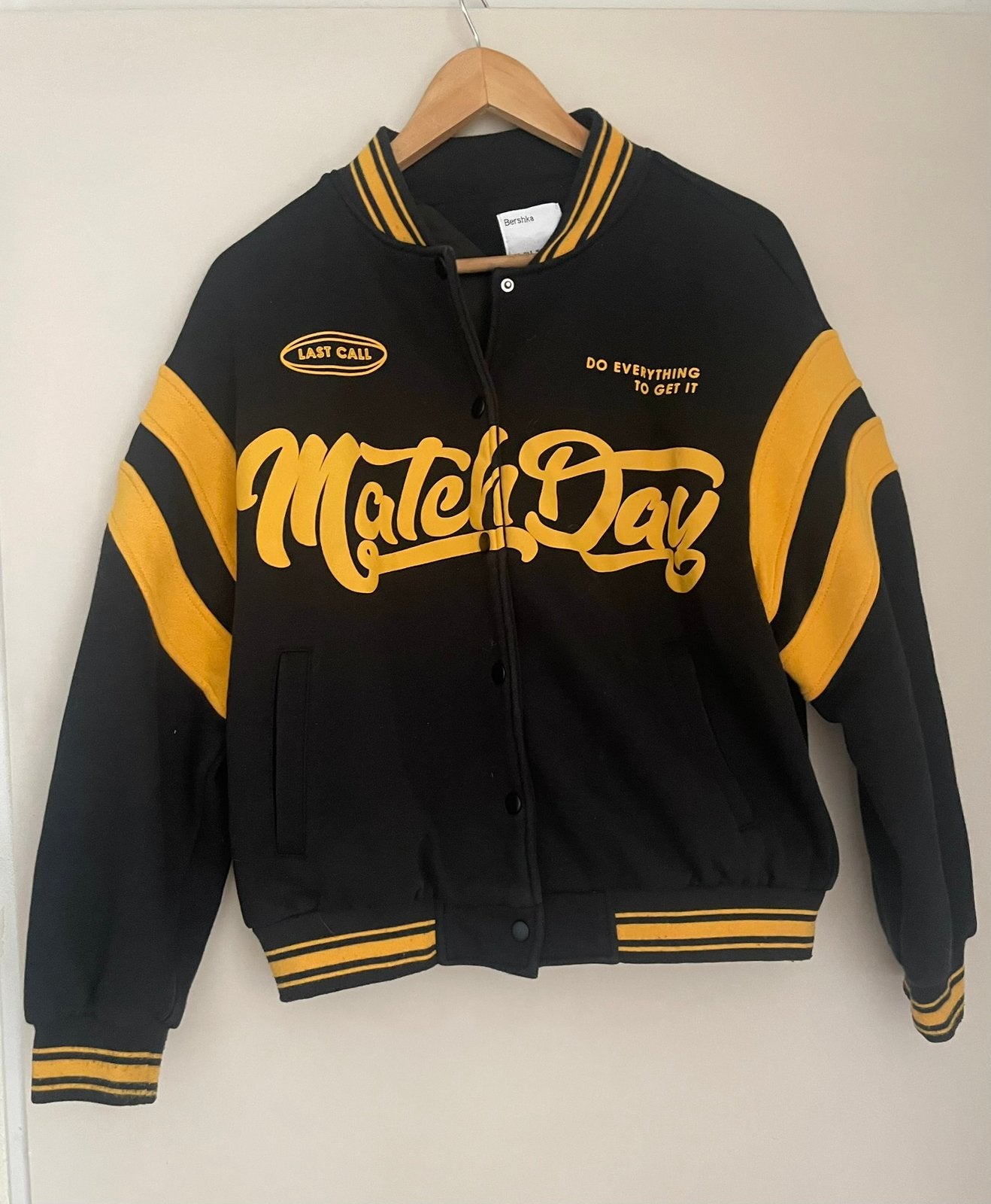 Matchday baseball jack vest jas Bershka S honkbal, Ophalen of Verzenden, Zo goed als nieuw