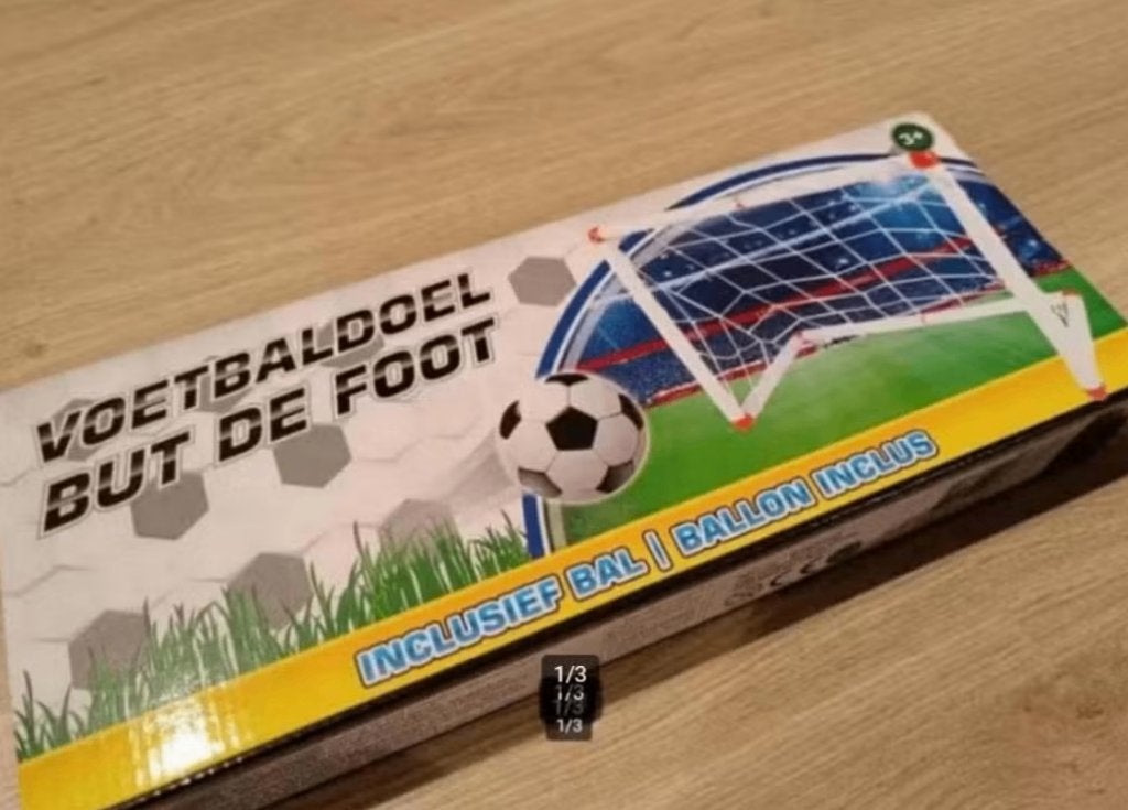 voetbaldoel met bal voor peuter kleuter nieuw, Maat XL, Overige typen, Nieuw, Ophalen of Verzenden
