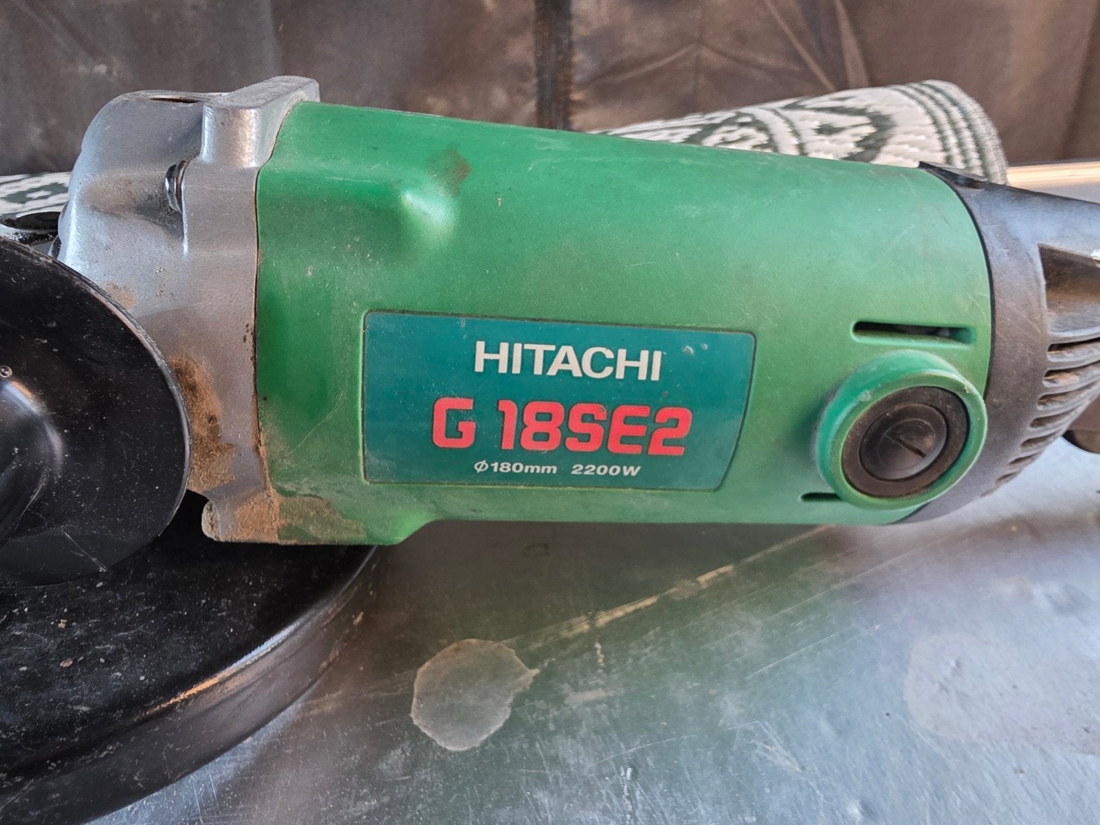 Hitachi G18SE2 Haakse Slijpmachine 2200W - Gebruikt, Ophalen of Verzenden, Gebruikt, 1000 watt of meer, Haakse handslijpmachine
