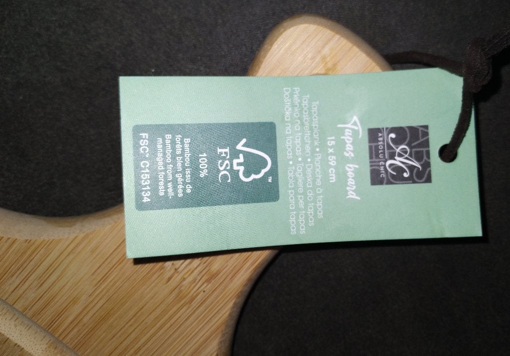 nieuwe borrelplank  FSC keurmerk, Hout, Snij-/serveerplank, Nieuw, Ophalen of Verzenden