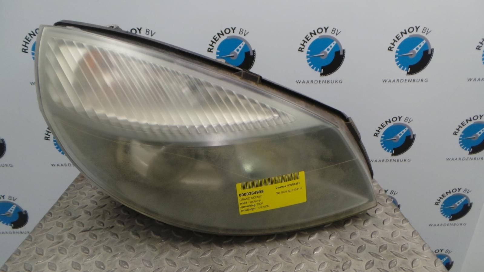 RENAULT SCENIC KOPLAMP R 2005, Ophalen of Verzenden, Gebruikt, ARN erkend