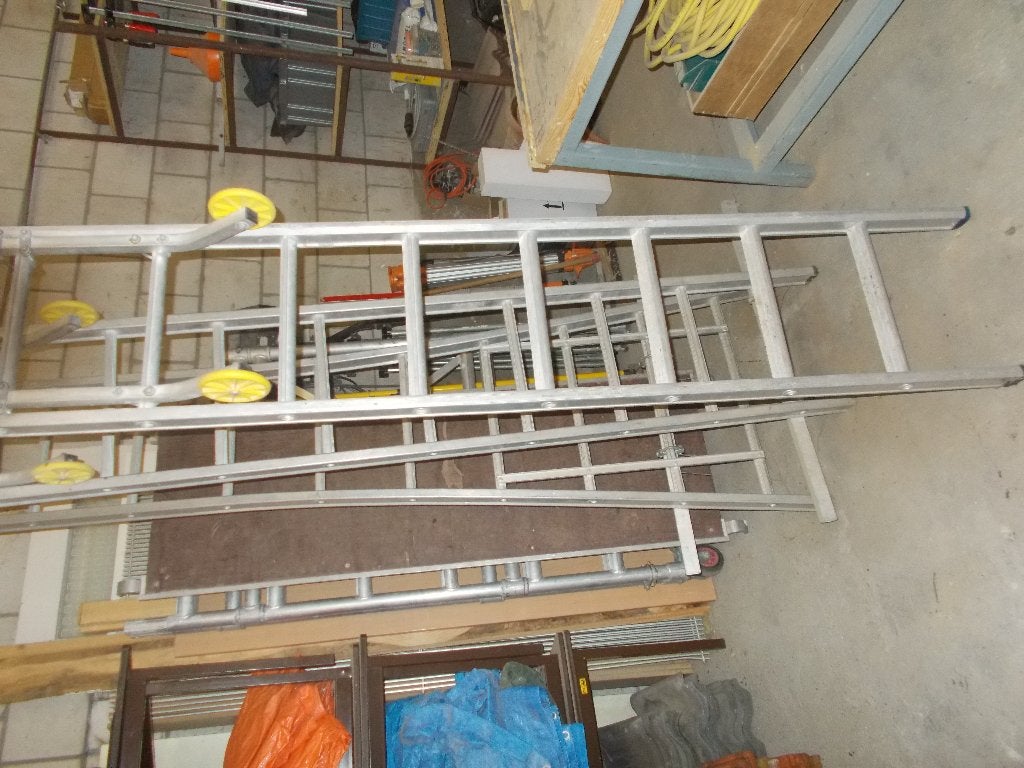 Dakladders 3 x. 450, 250 en 220 cm