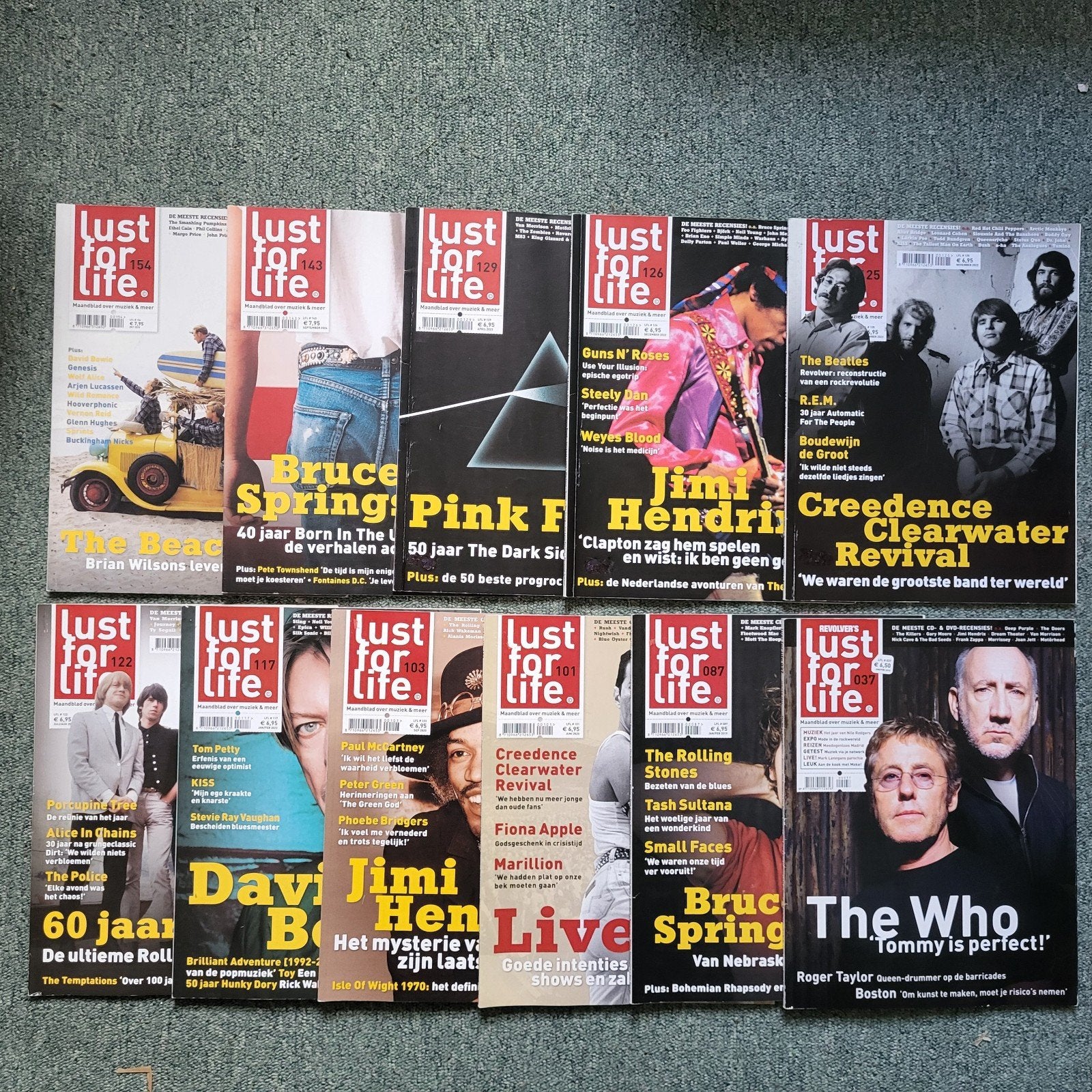 Lust for Life Magazine - 11 afleveringen (2014-2025), Ophalen of Verzenden, Zo goed als nieuw, Algemeen